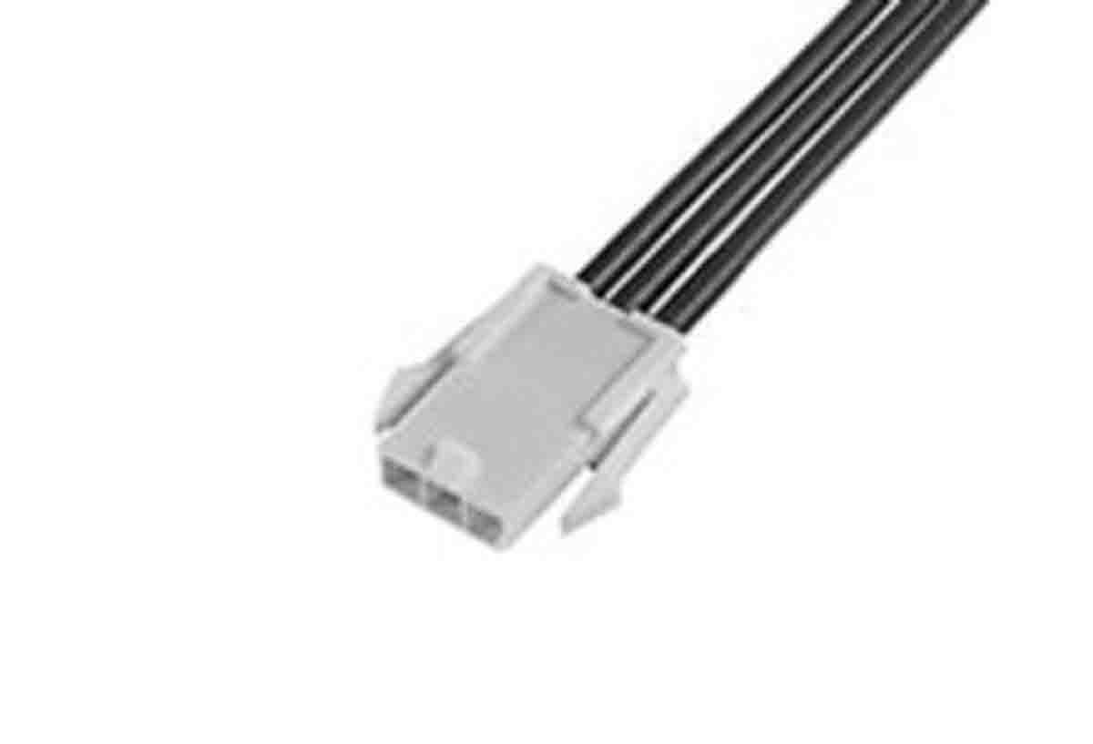 Molex 3 Way Female Mini-Fit Jr to 3 Way Female Mini-Fit Jr Wire to Board Cable, 150 mm