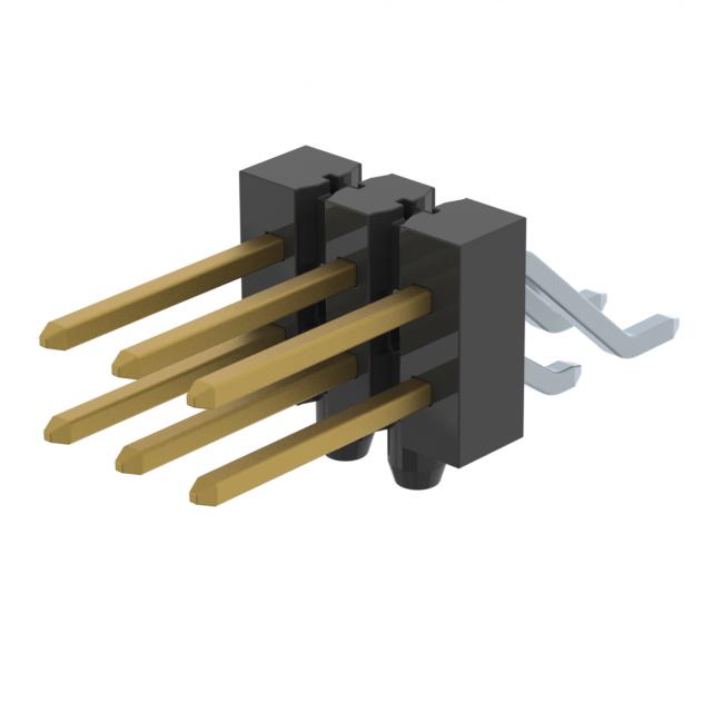 Samtec Inc. TSM-103-02-L-DH-A, Rectangular Connectors, Male Pins