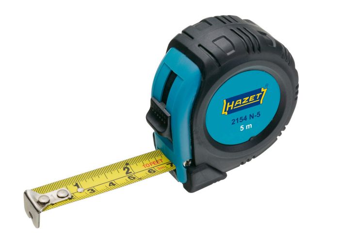 HAZET 2154N 5000 mm Tape Measure, Imperial, Metric