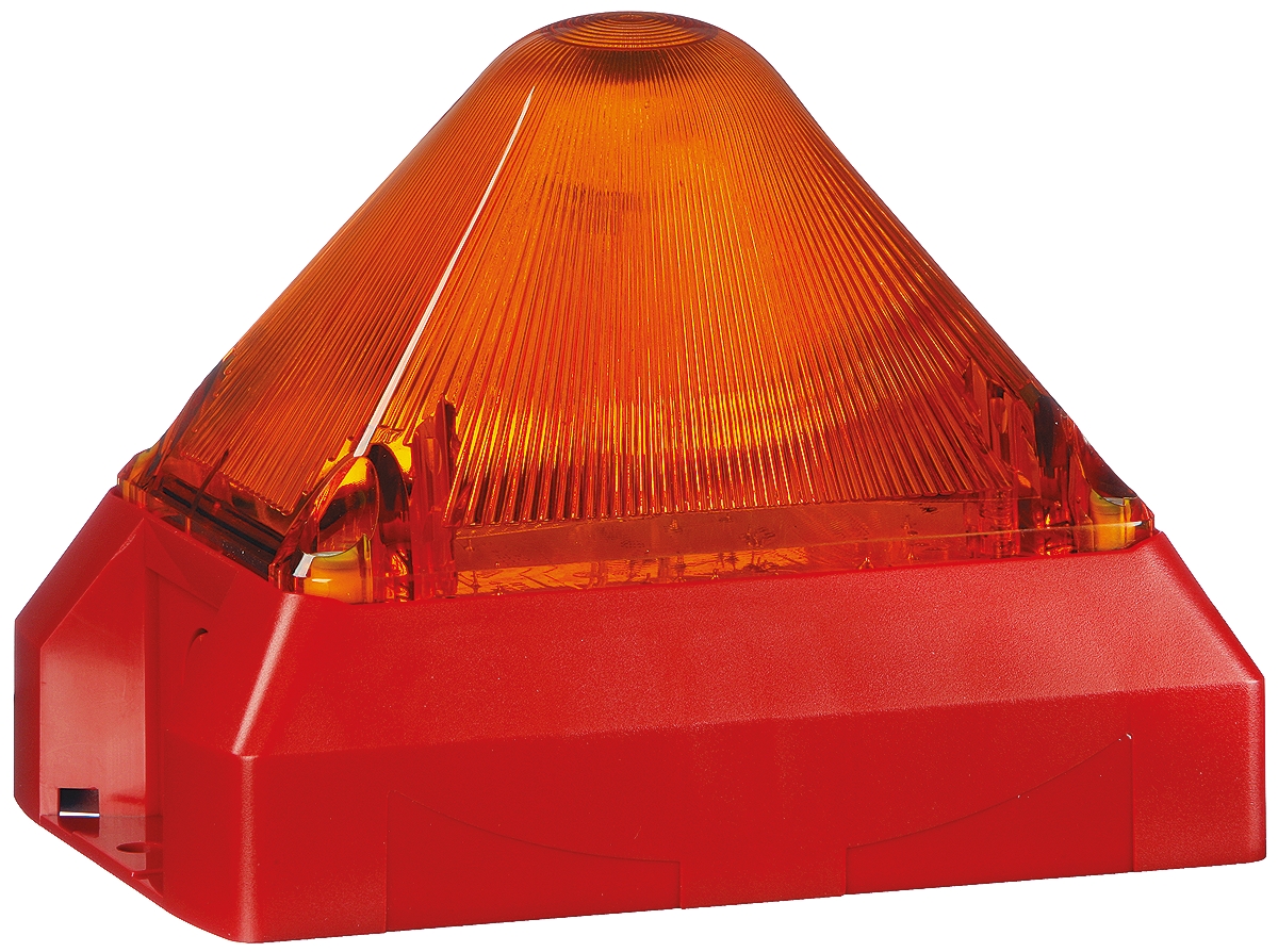 Pfannenberg PY X-M-10 Series Amber Flashing Beacon 255V ac, Xenon Bulb Panel, IP66