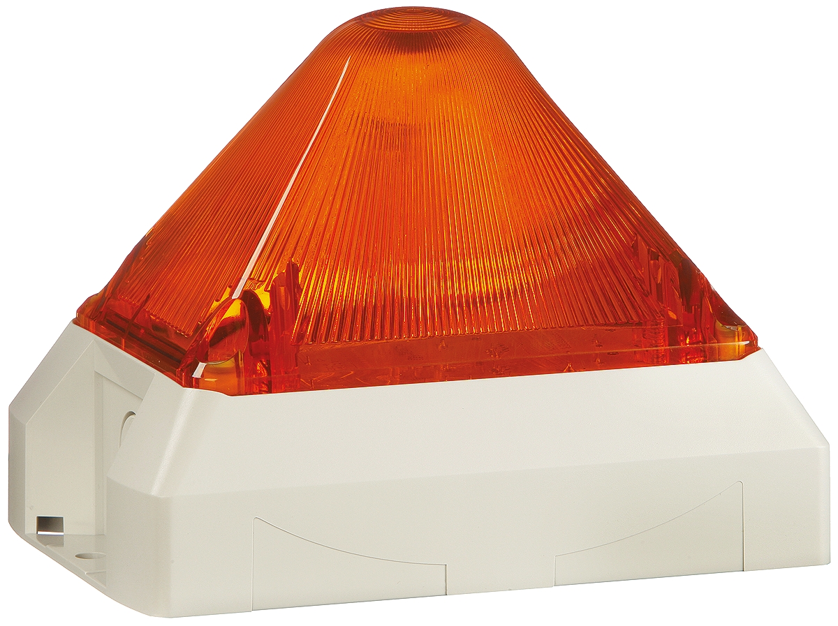 Pfannenberg PY X-M-10 Series Amber Flashing Beacon 255V ac, Xenon Bulb Panel, IP66