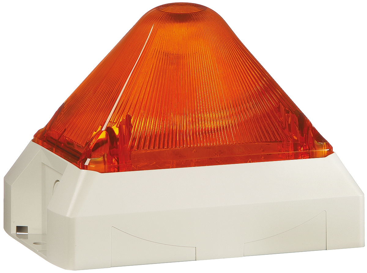 Pfannenberg PY X-M-10 Series Amber Flashing Beacon 230V ac/dc, Xenon Bulb Panel, IP66