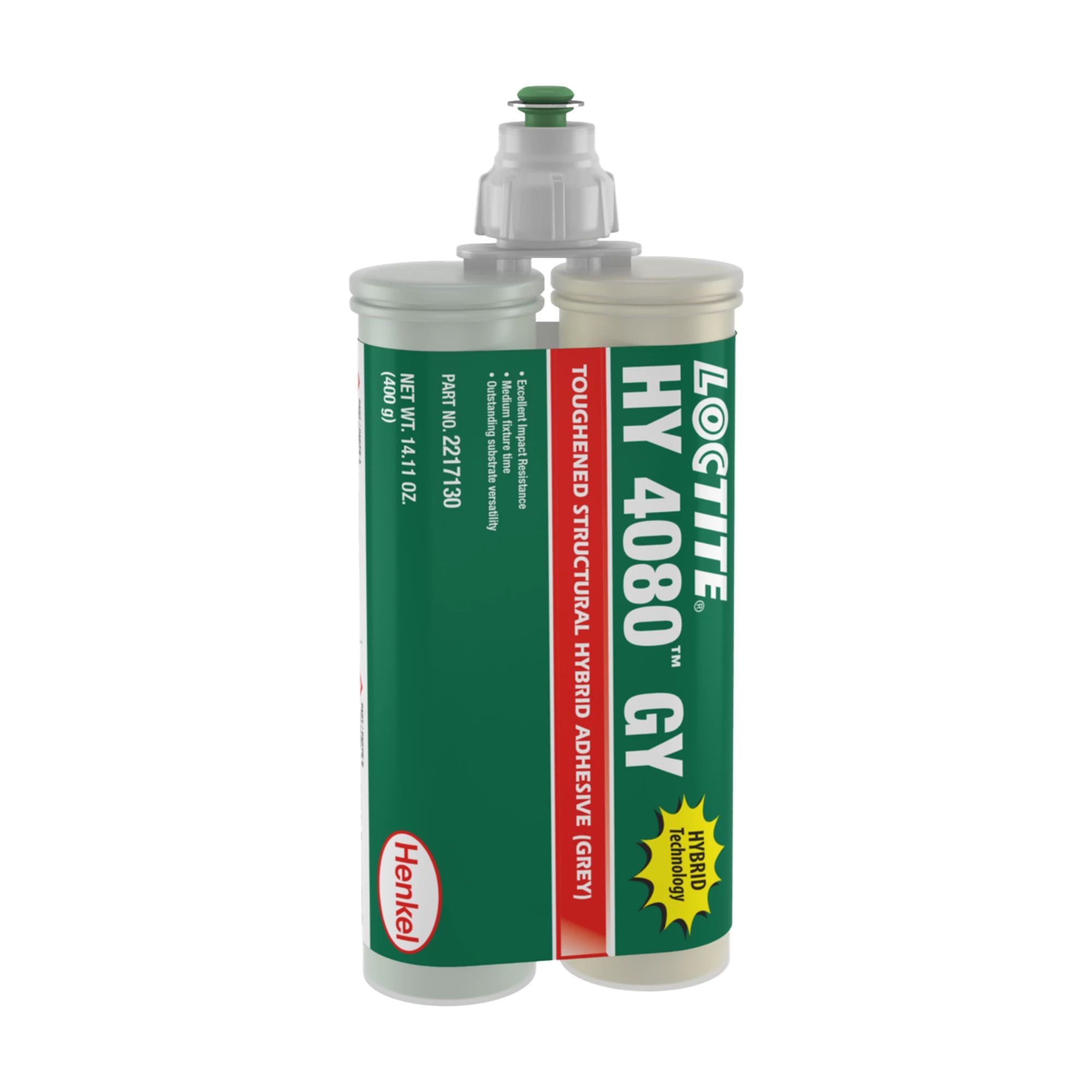 Loctite Loctite HY 4080 Yellow 50 g Polyester Resin Dual Cartridge for Acrylic