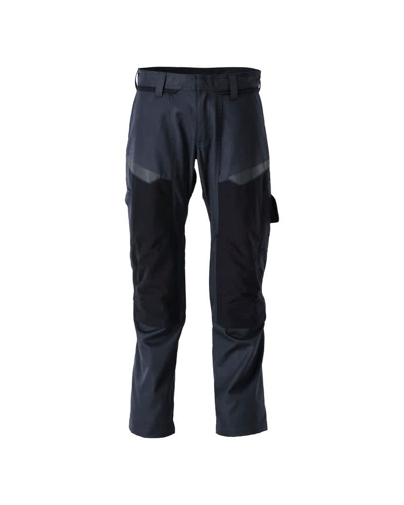 Mascot Workwear Hi Vis Trouser Navy, Yellow 90cm Leg