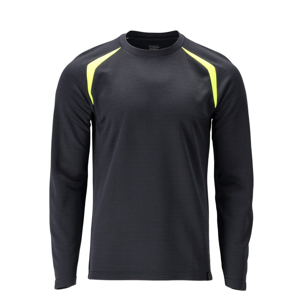 Mascot Workwear Yellow, Navy Hi Vis T-Shirt, M Hi-Vis