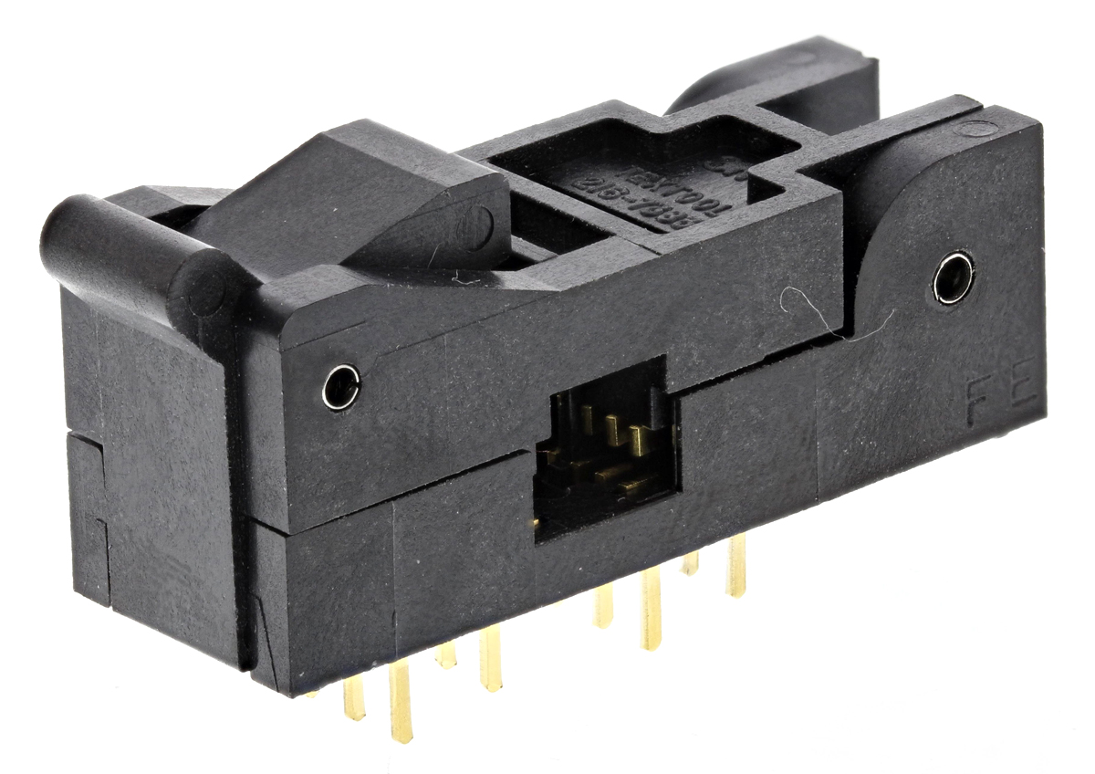 3M 1.27 mm Pitch 16 Way SOIC Through Hole PLCC IC Socket