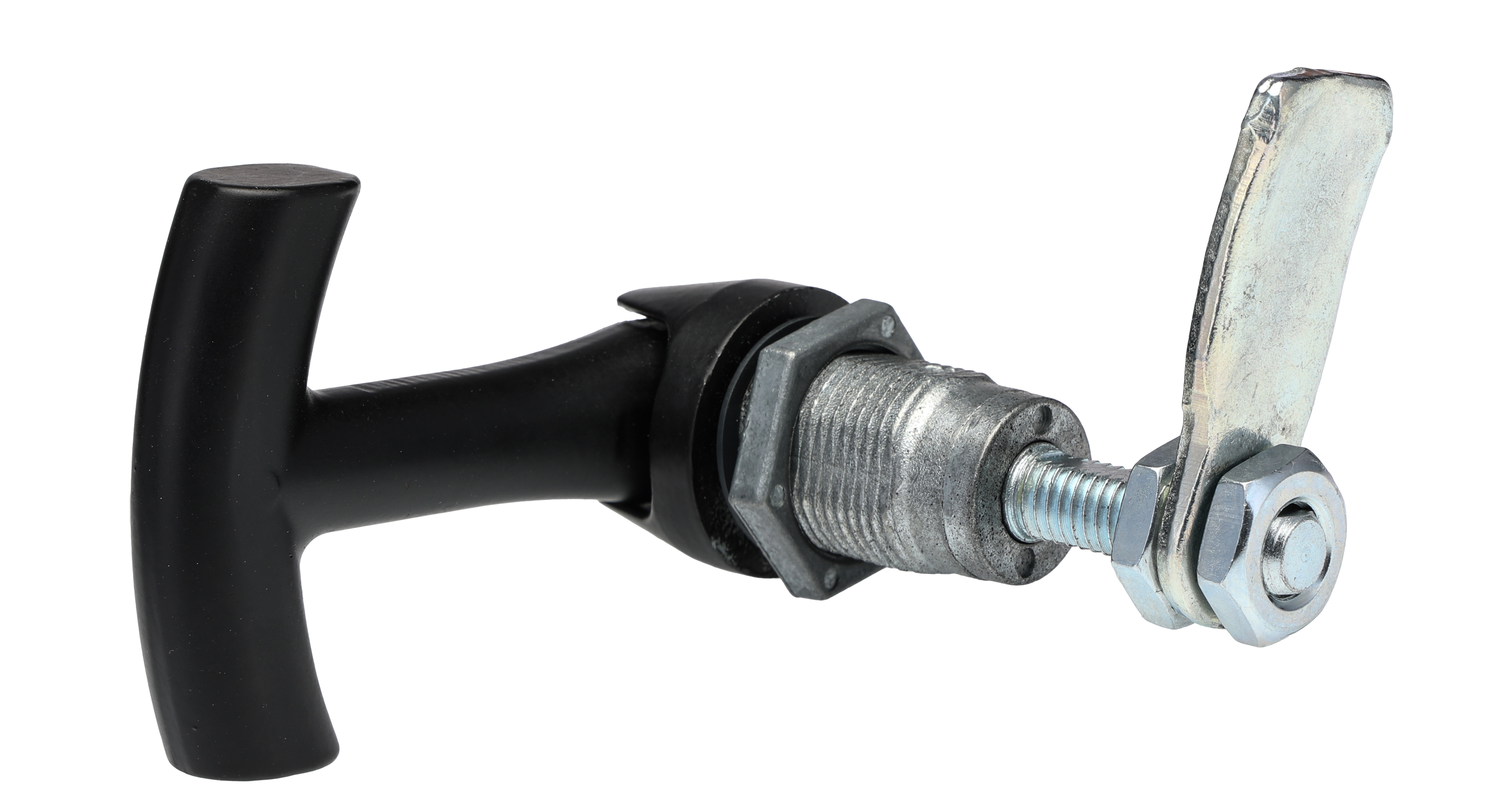 216-913 RS PRO Black Die Cast Zinc Lock, T-Handle