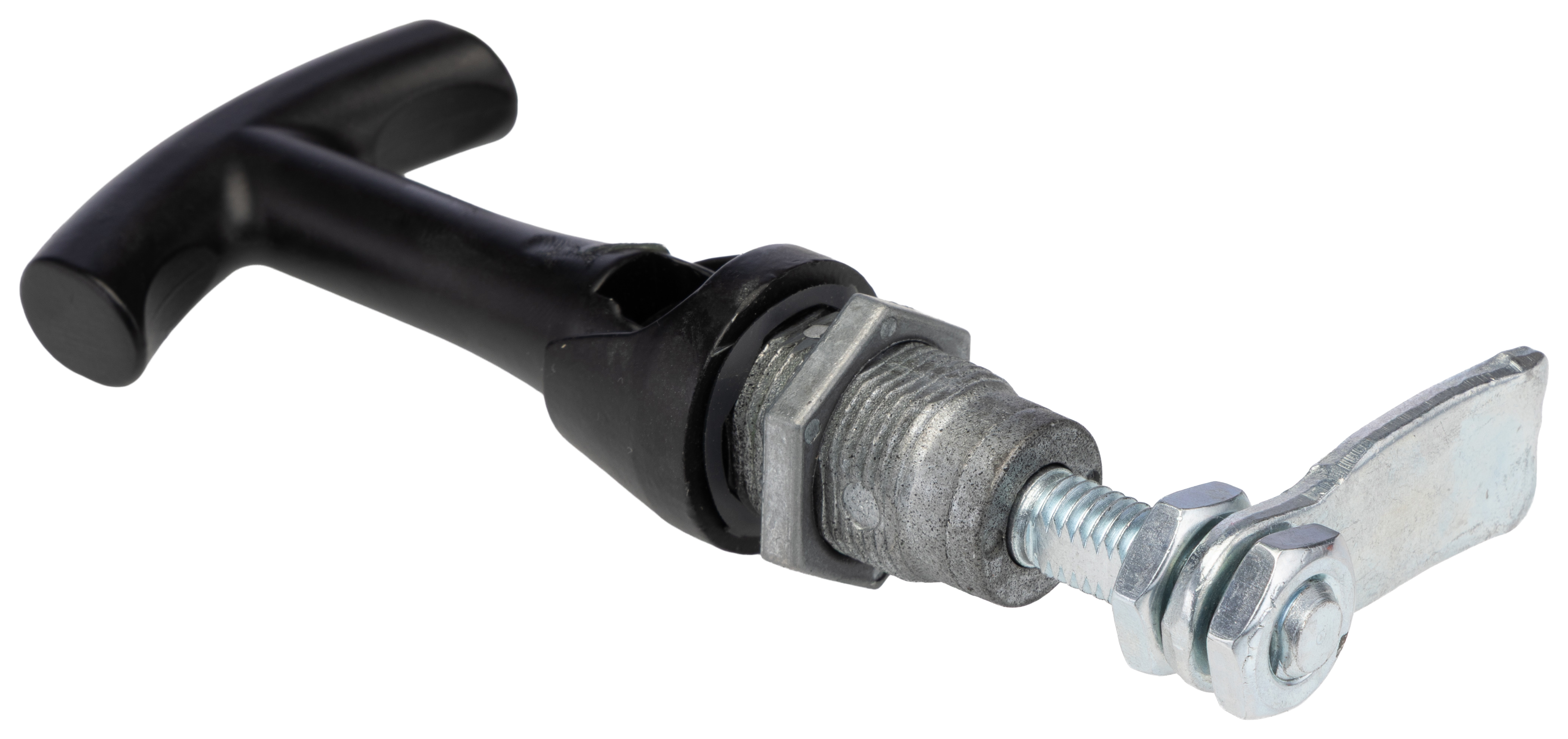 RS PRO Black Die Cast Zinc Lock, T-Handle