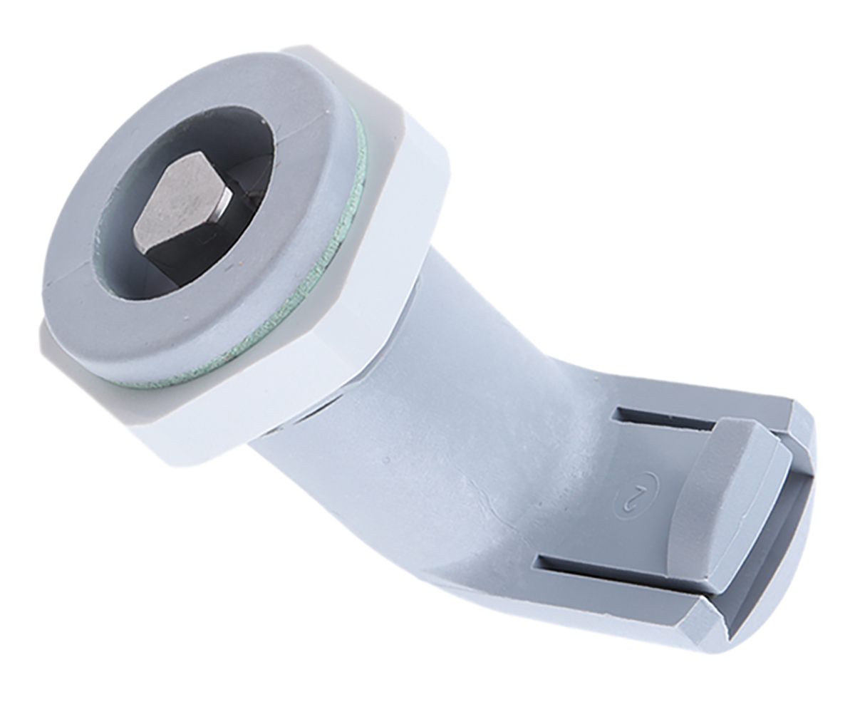 Rose Grey Aluminium Camlock 8 mm, Key Unlock