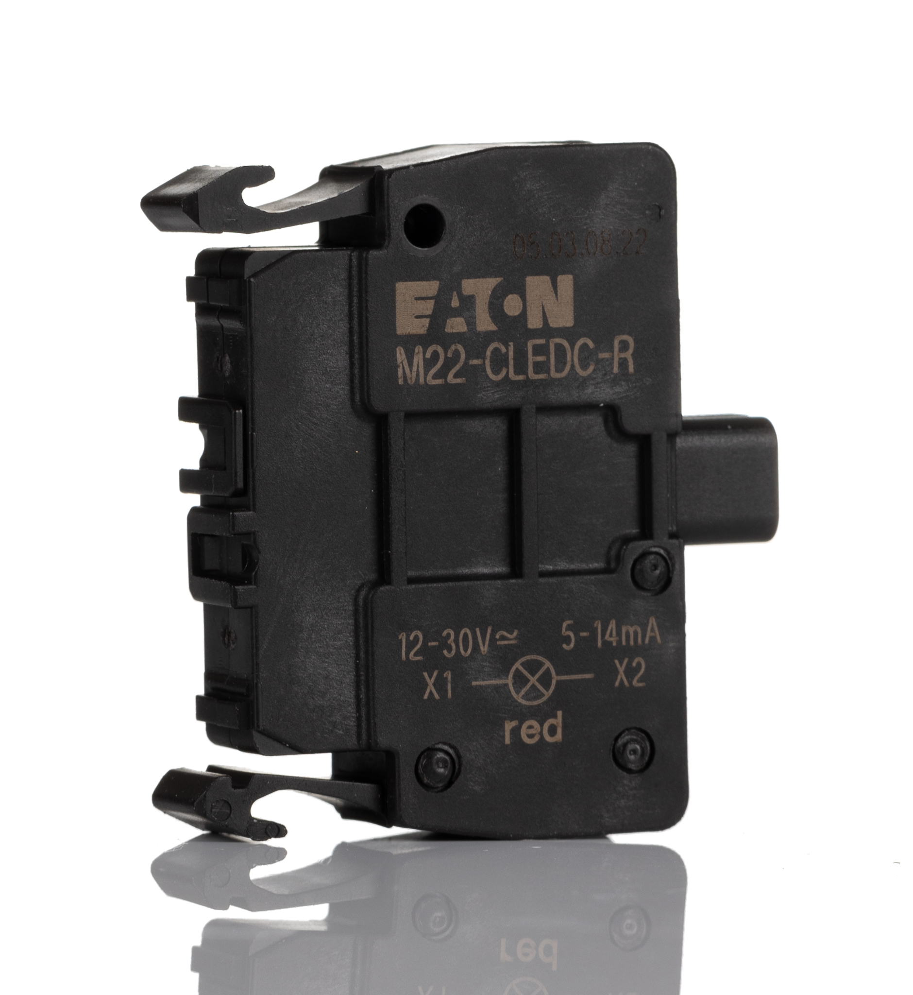 Eaton RMQ Titan M22 Series Light Block, 12V ac/dc, 30 V ac/dc, Red Light