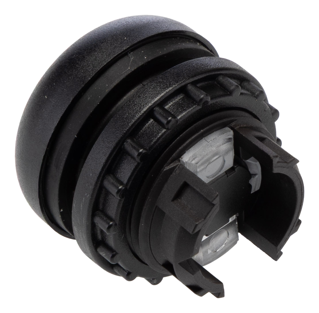216604-m22s-d-x Eaton RMQ Titan M22 Series Black Momentary Push Button Switch, 22.5 mm Cutout, IP66, IP67, IP69K
