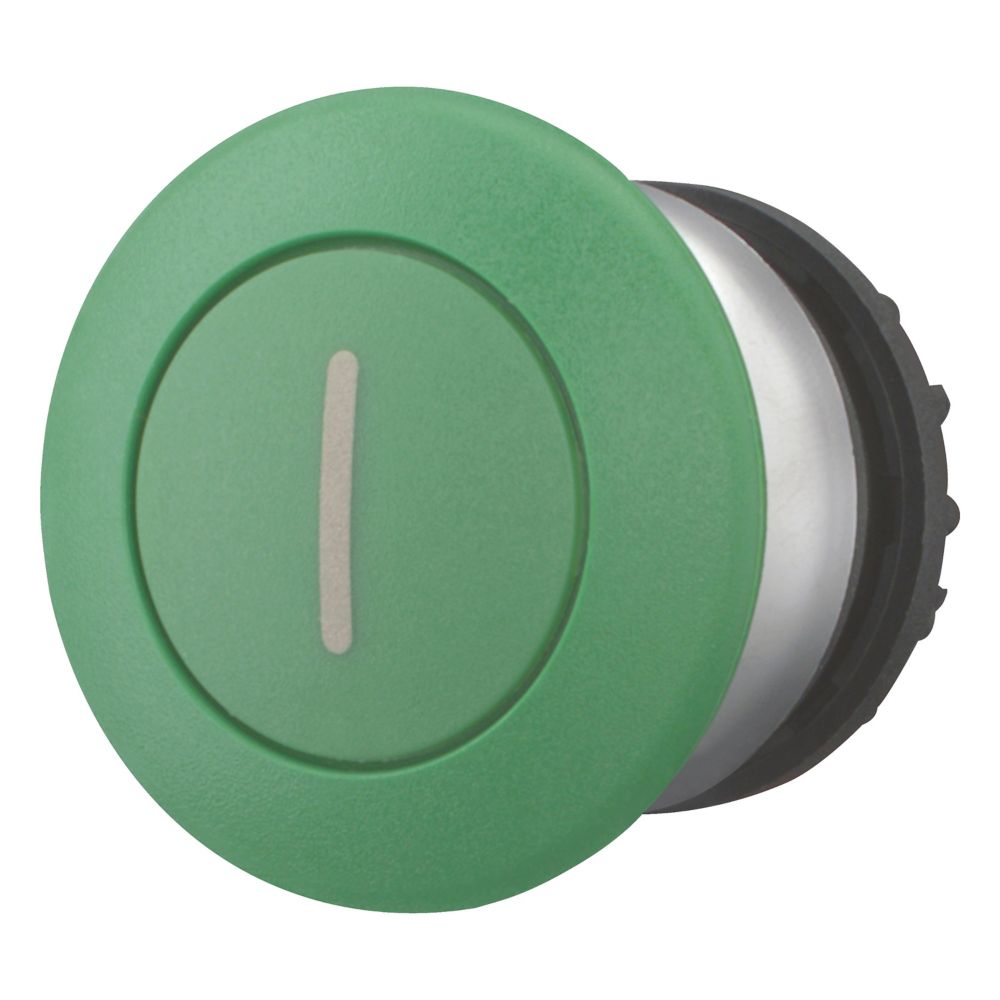Eaton RMQ Titan M22 Series Green Momentary Push Button Switch, 22 mm Cutout, IP67