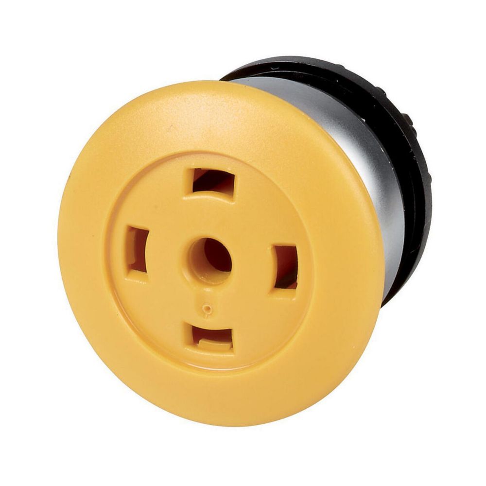 Eaton RMQ Titan M22 Series Yellow Momentary Push Button Switch, 22 mm Cutout, IP67