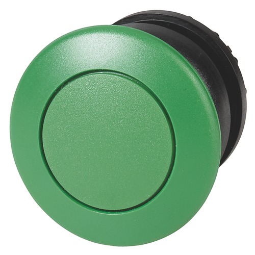 Eaton M22 Series Green Switching Function Latching Push Button Switch, 22.5 mm Cutout, IP67, IP69K