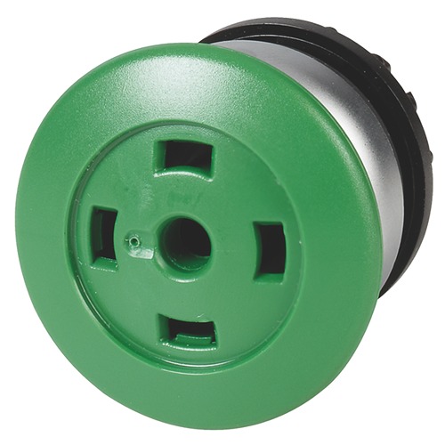 Eaton RMQ-Titan Series Green Push Button Switch, 22.5 mm Cutout, IP67, IP69K
