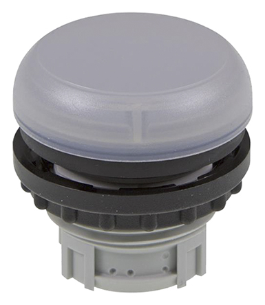 Eaton White Pilot Light Head, 22.5 mm Cutout M22 Series