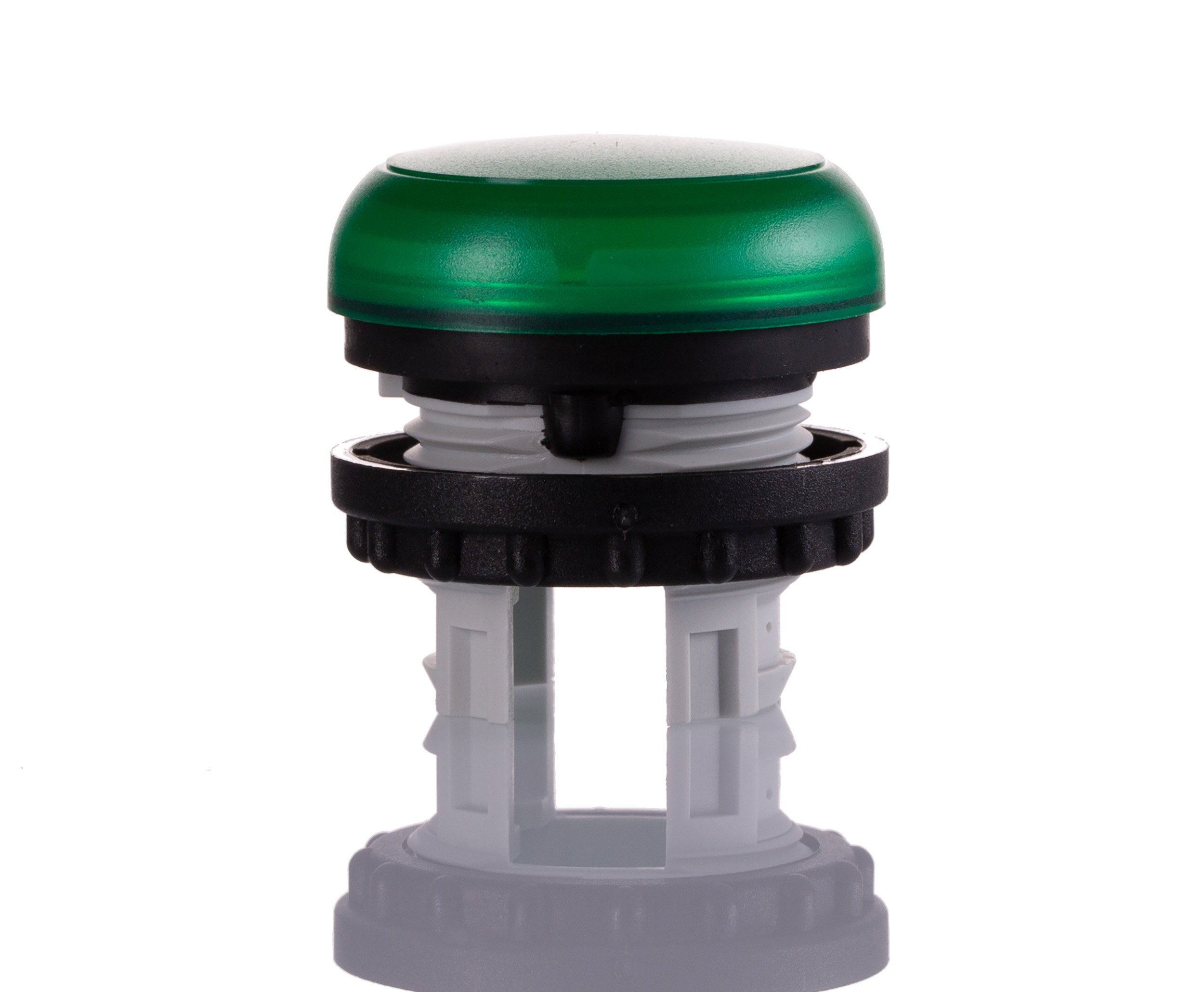 Eaton Green Pilot Light Head, 22.5 mm Cutout M22 Series
