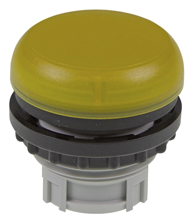 Eaton Yellow Pilot Light Head, 22.5 mm Cutout M22 Series
