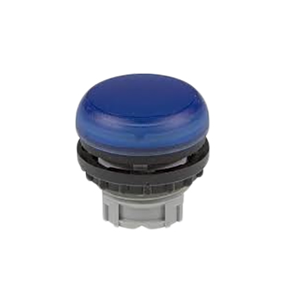 Eaton Blue Pilot Light Head, 22.5 mm Cutout M22 Series