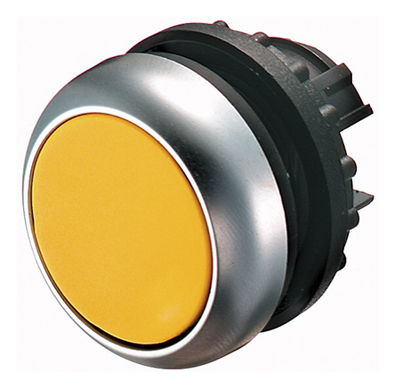 Eaton RMQ Titan M22 Series Yellow Maintained Push Button Switch, 22 mm Cutout, IP67