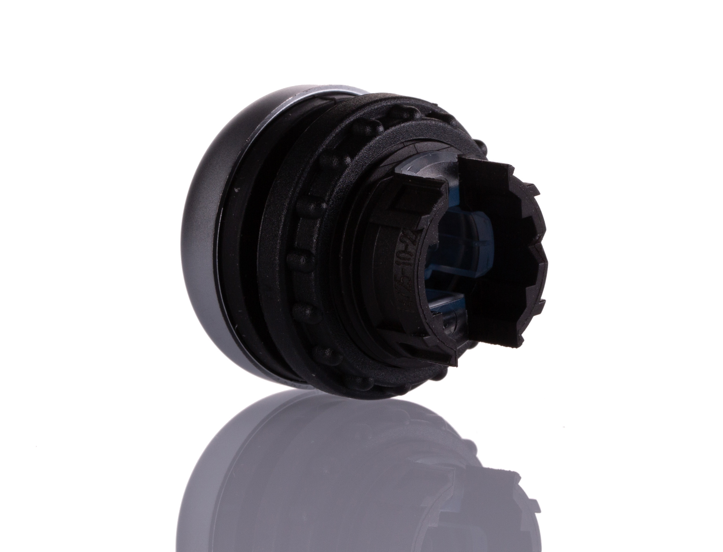 216952-m22-drl-b Eaton RMQ Titan M22 Series Black Maintained Push Button Switch, 22 mm Cutout, IP67