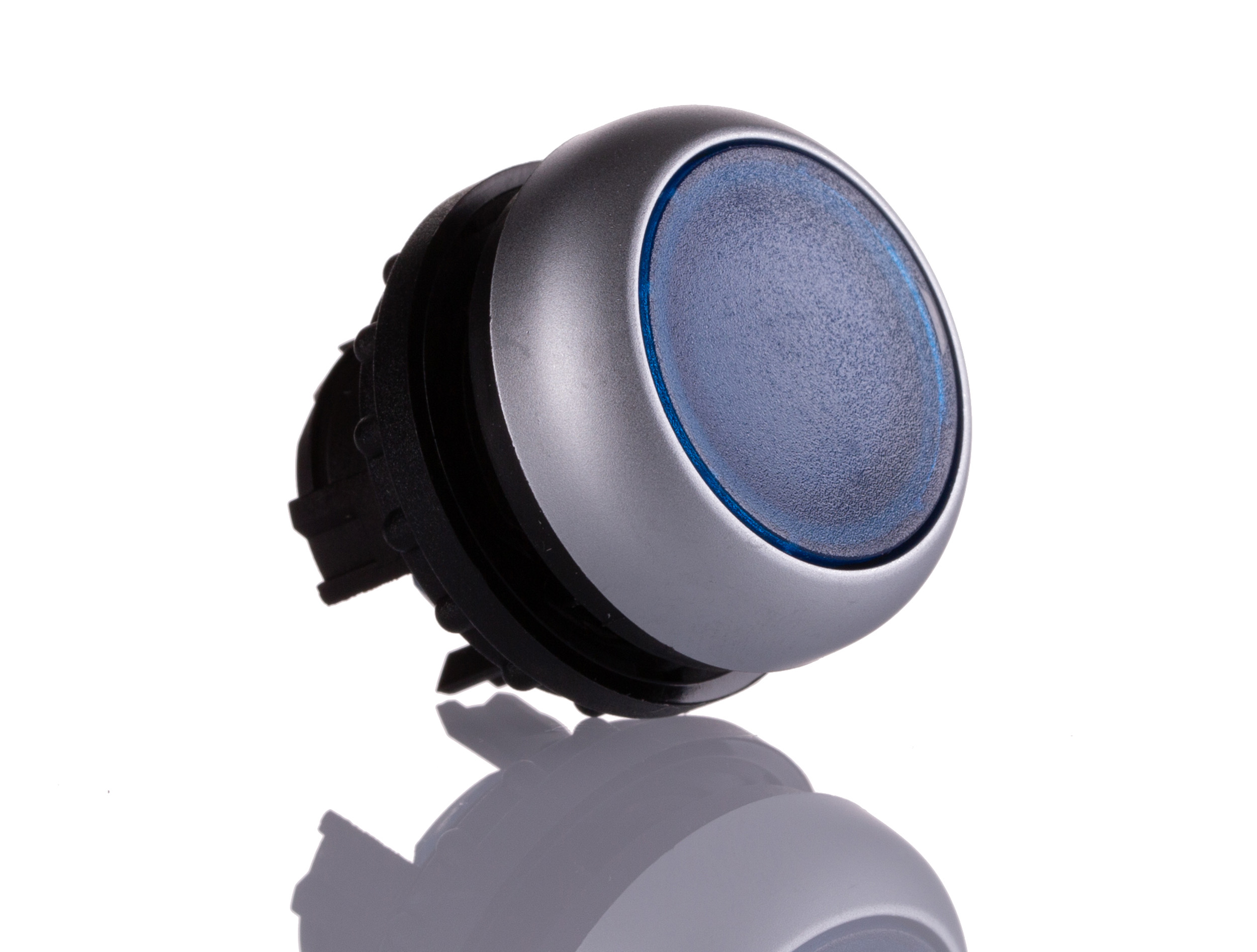 216952-m22-drl-b Eaton RMQ Titan M22 Series Black Maintained Push Button Switch, 22 mm Cutout, IP67