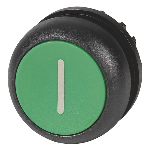 Eaton M22 Series Green Maintained Push Button Switch, 22.5 mm Cutout, IP66, IP67, IP69K