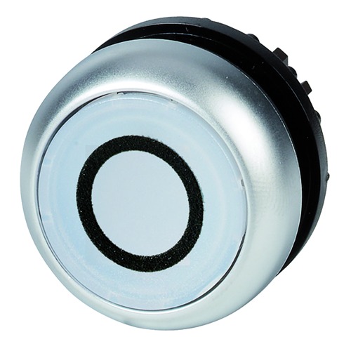 Eaton RMQ-Titan Series White Maintained Push Button Switch, 22.5 mm Cutout, IP66, IP67, IP69K