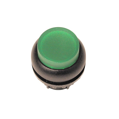 Eaton M22 Series Green Push Button Switch, 22.5 mm Cutout, IP67, IP69K