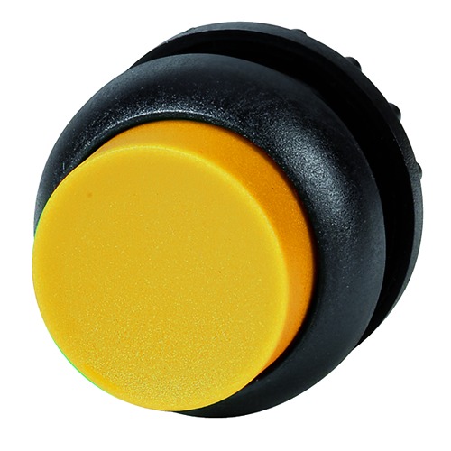 Eaton M22 Series Yellow Push Button Switch, 22.5 mm Cutout, IP67, IP69K, IP66