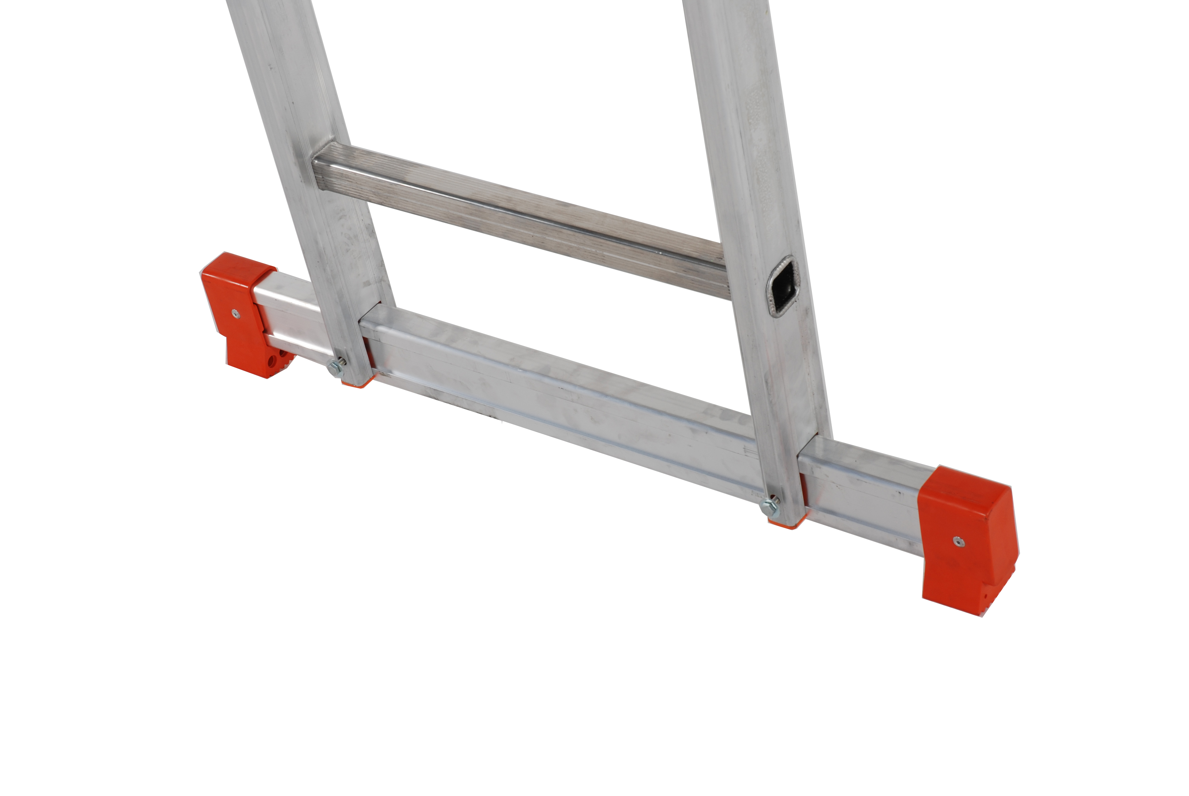 217-799 RS PRO 3 Sections Steel Extension Ladder, 5.02 mm