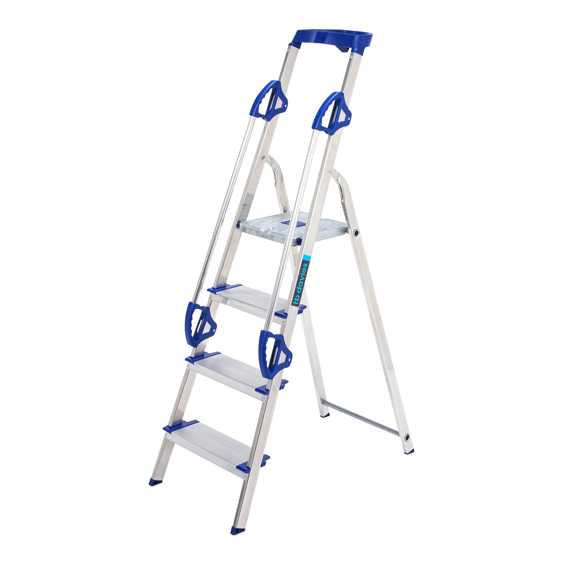 RS PRO 4 steps Step Ladder, 0.84m platform height, 0.82 mm open length