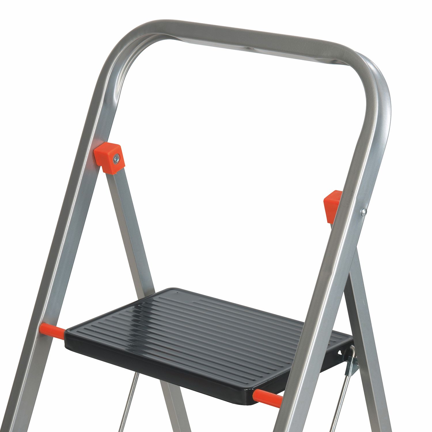 217-805 RS PRO 2 Tread Steel Steps 0.5m Platform Height, Grey