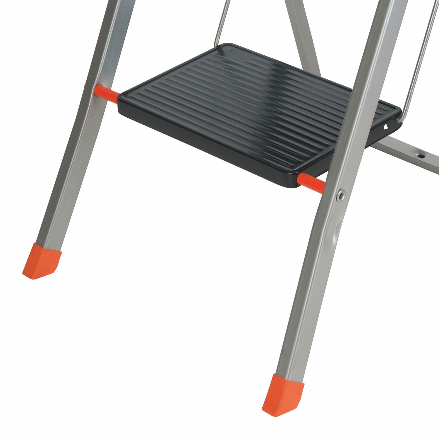 217-805 RS PRO 2 Tread Steel Steps 0.5m Platform Height, Grey