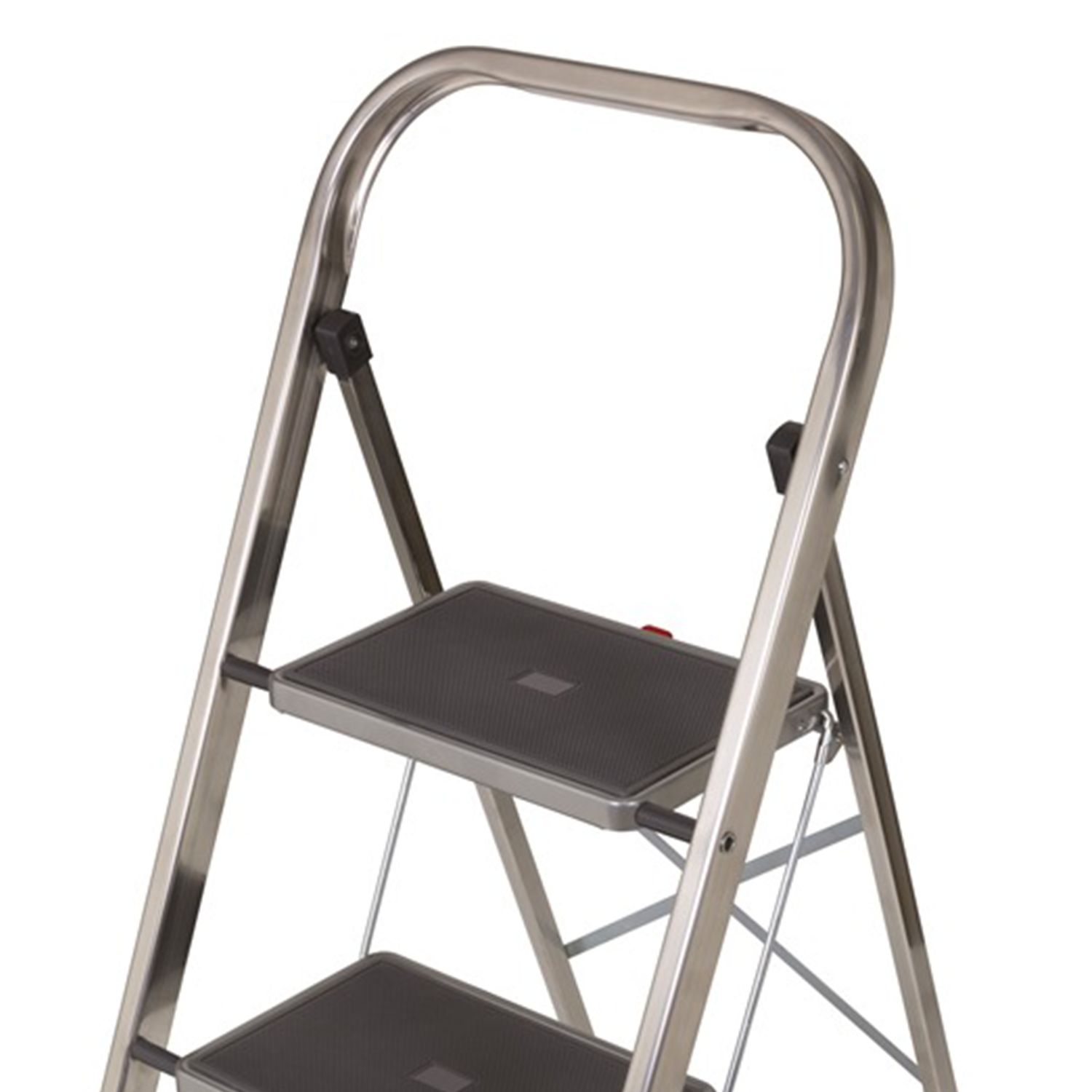 217-806 RS PRO 3 Tread Steel Steps 0.72m Platform Height, Grey