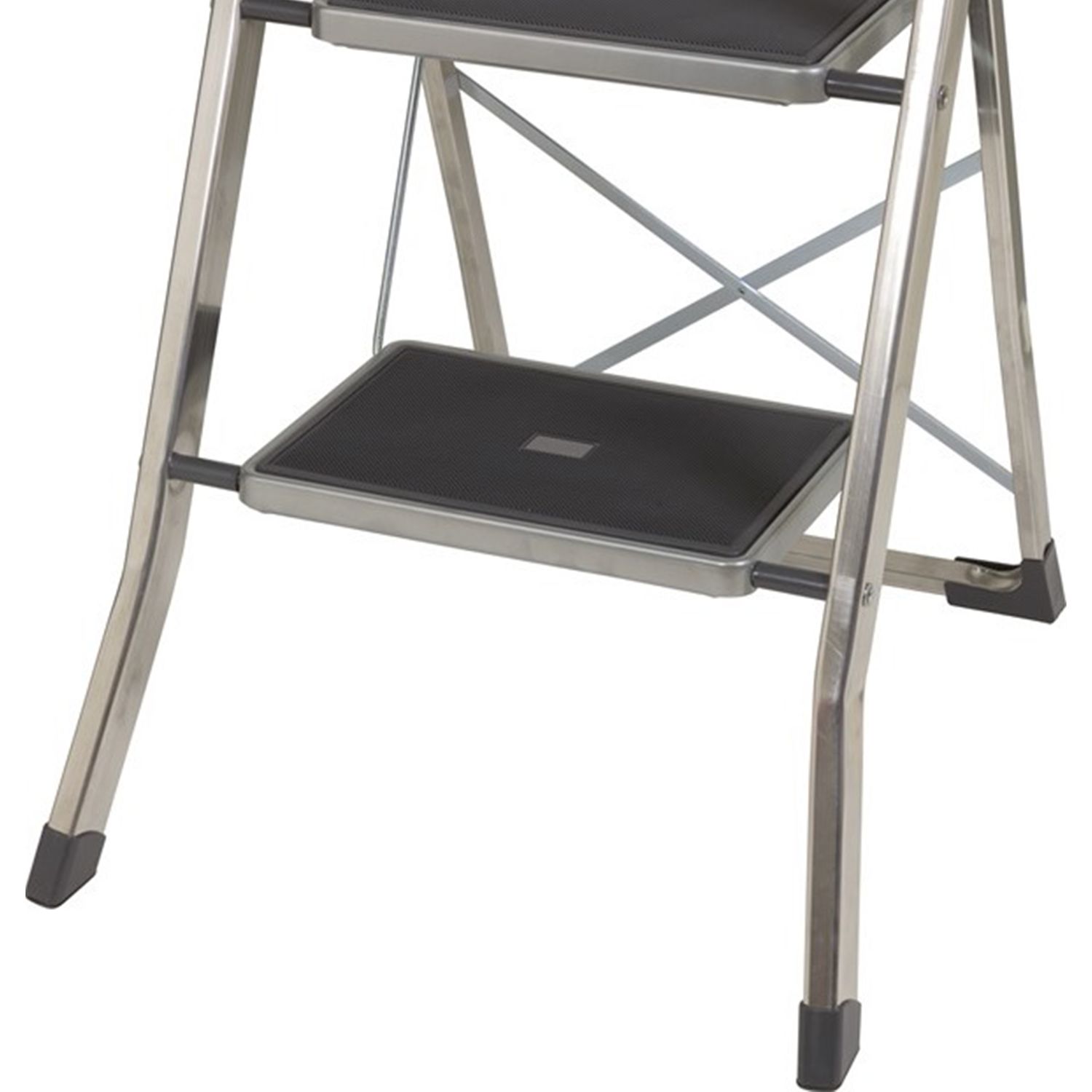 217-806 RS PRO 3 Tread Steel Steps 0.72m Platform Height, Grey