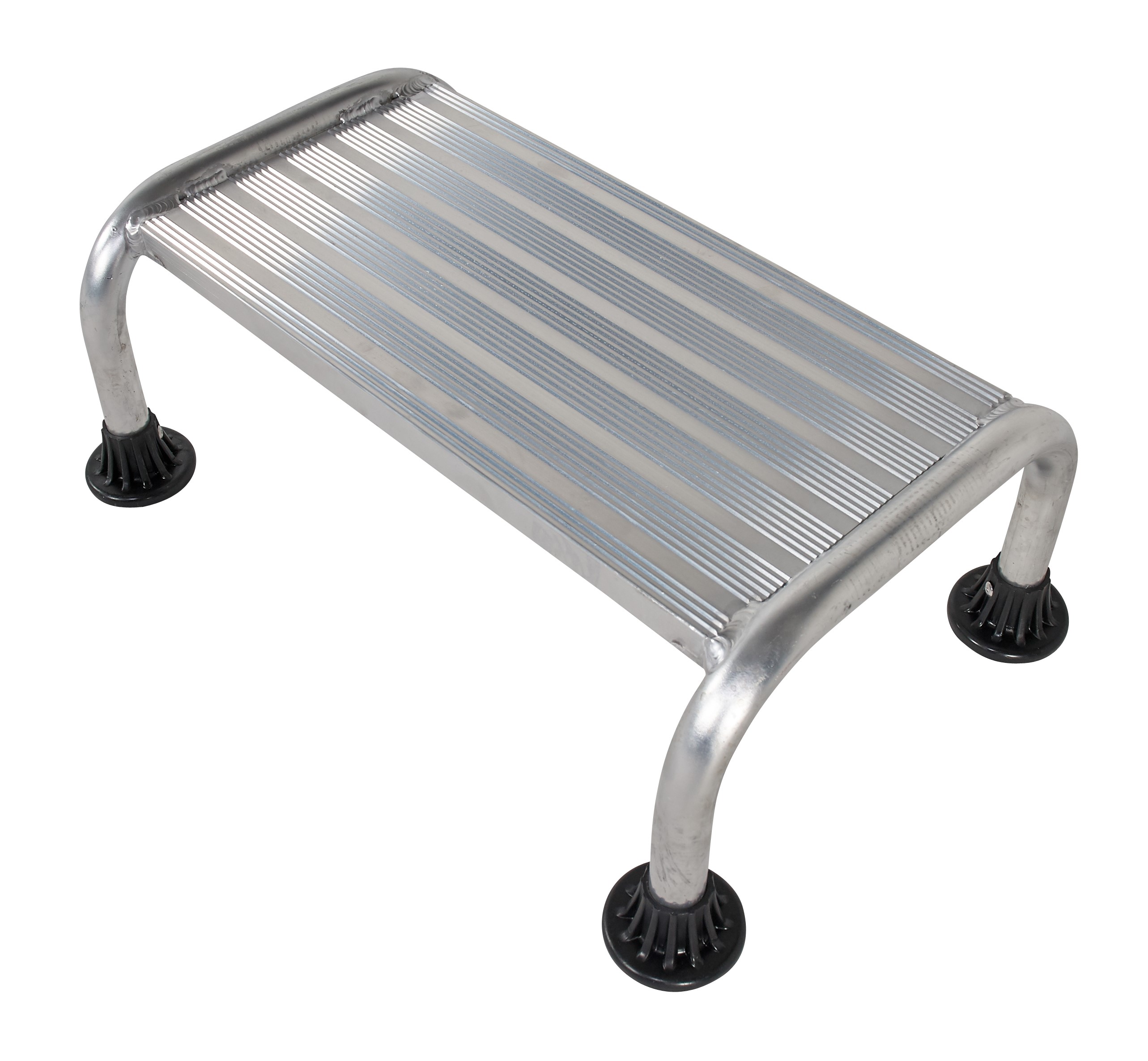 RS PRO 1 Tread Aluminium Steps 0.22m Platform Height, Aluminium