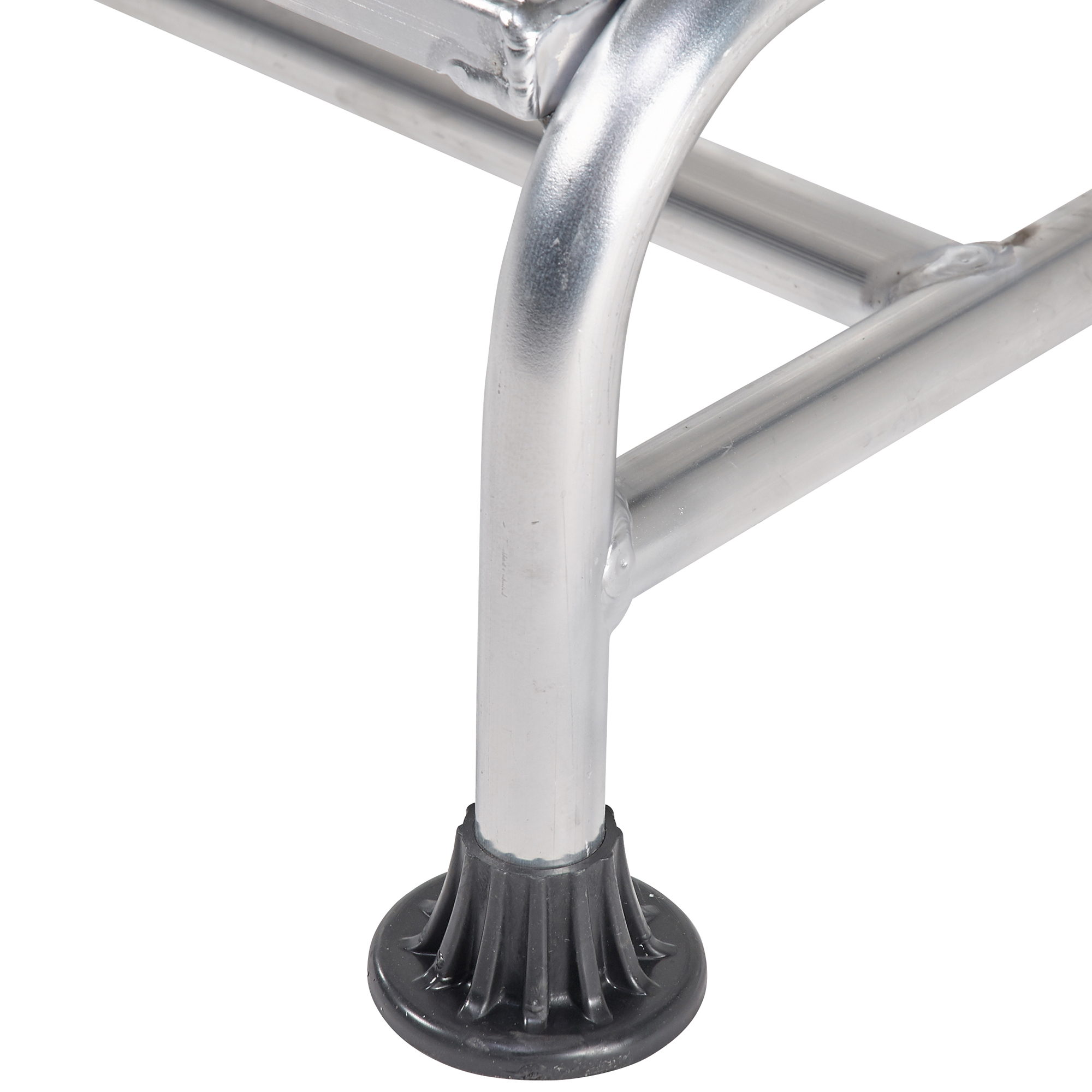 217-809 RS PRO 2 Tread Aluminium Steps 0.5m Platform Height, Aluminium