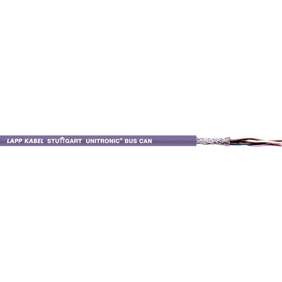 Lapp UNITRONIC BUS Series Bus Cable, 2 Pairs, 0.75 mm², Violet Sheath Polyvinyl Chloride