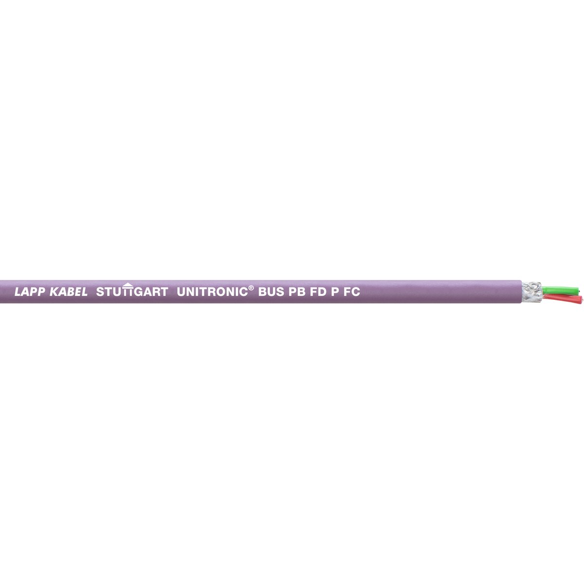 Lapp UNITRONIC BUS Series Bus Cable, 1 Pairs, Violet Sheath Polyurethane