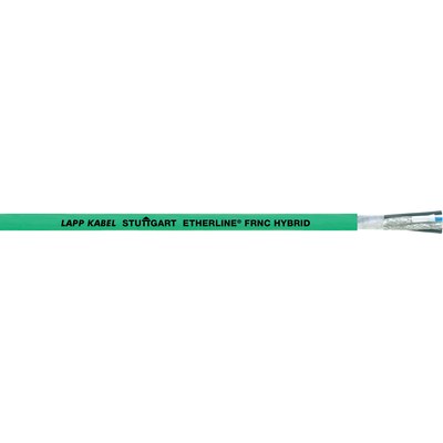 Lapp, 100 m Cat5 Ethernet Cable, Green Unterminated, Tin Plated Copper Alloy Braid