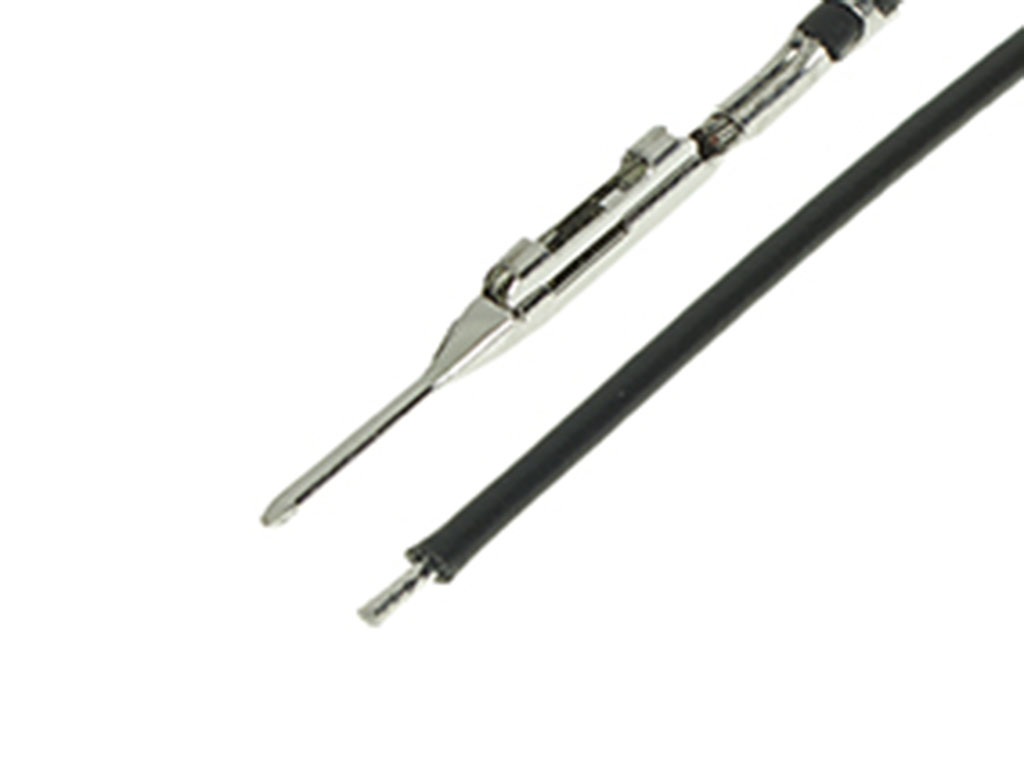 Molex Squba 1.8 Male Pre-Crimped Lead Pigtail, 225 mm, Black