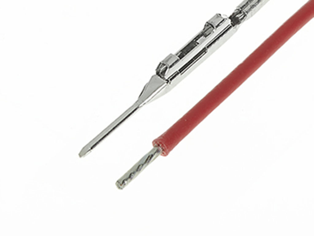 Molex Squba 1.8 Male Pre-Crimped Lead Pigtail, 450 mm, Red