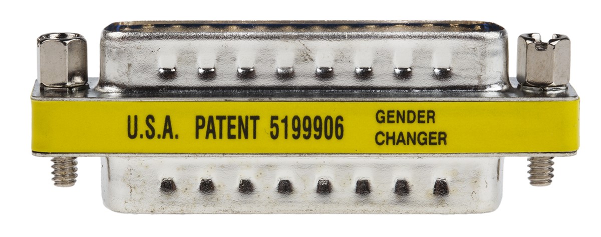 218-194 RS PRO D-Sub Adapter 25-Way D-Sub to Male Male 25 Way D-Sub Male Male