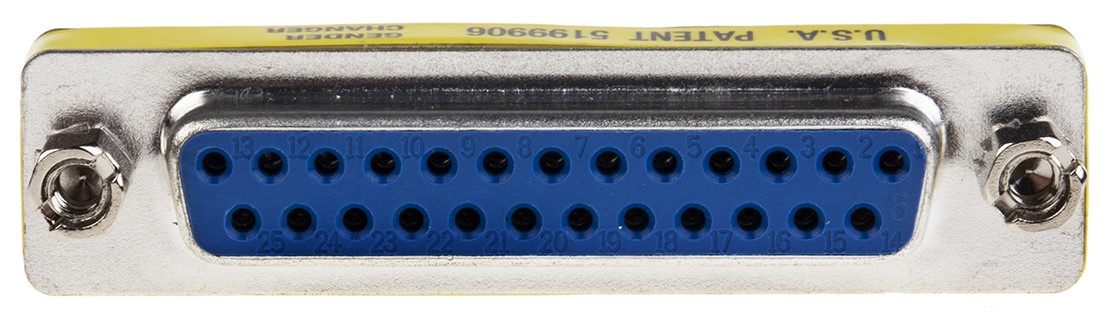 218-201 RS PRO D-Sub Adapter 25-Way D-Sub to Female Female 25 Way D-Sub Female Female