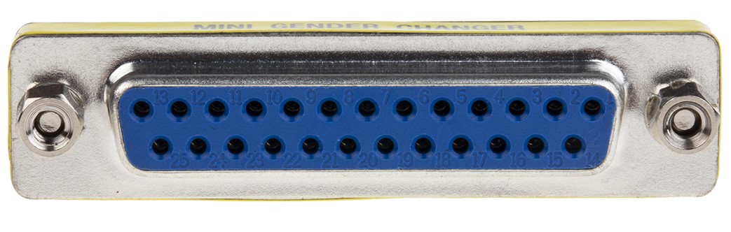 218-201 RS PRO D-Sub Adapter 25-Way D-Sub to Female Female 25 Way D-Sub Female Female