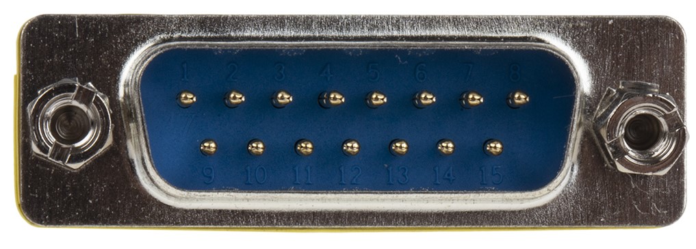218-217 RS PRO D-Sub Adapter 15-Way D-Sub to Male Male 15 Way D-Sub Male Male