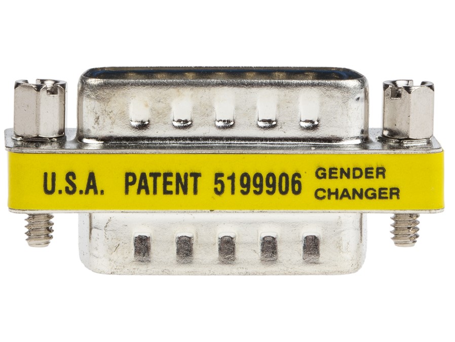 218-217 RS PRO D-Sub Adapter 15-Way D-Sub to Male Male 15 Way D-Sub Male Male