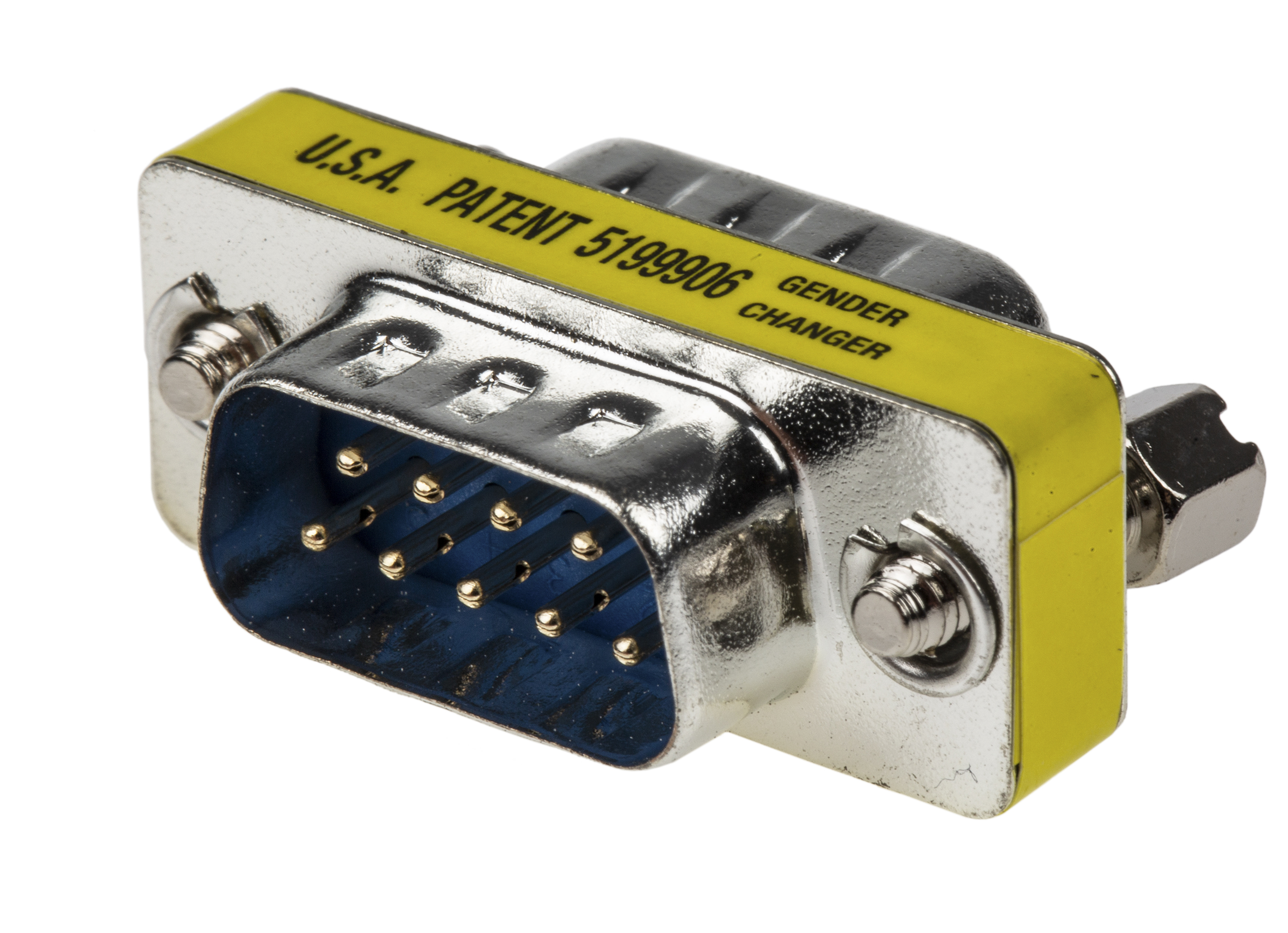 RS PRO D-Sub Adapter 9-Way D-Sub to Male Male 9-Way D-Sub Male Male