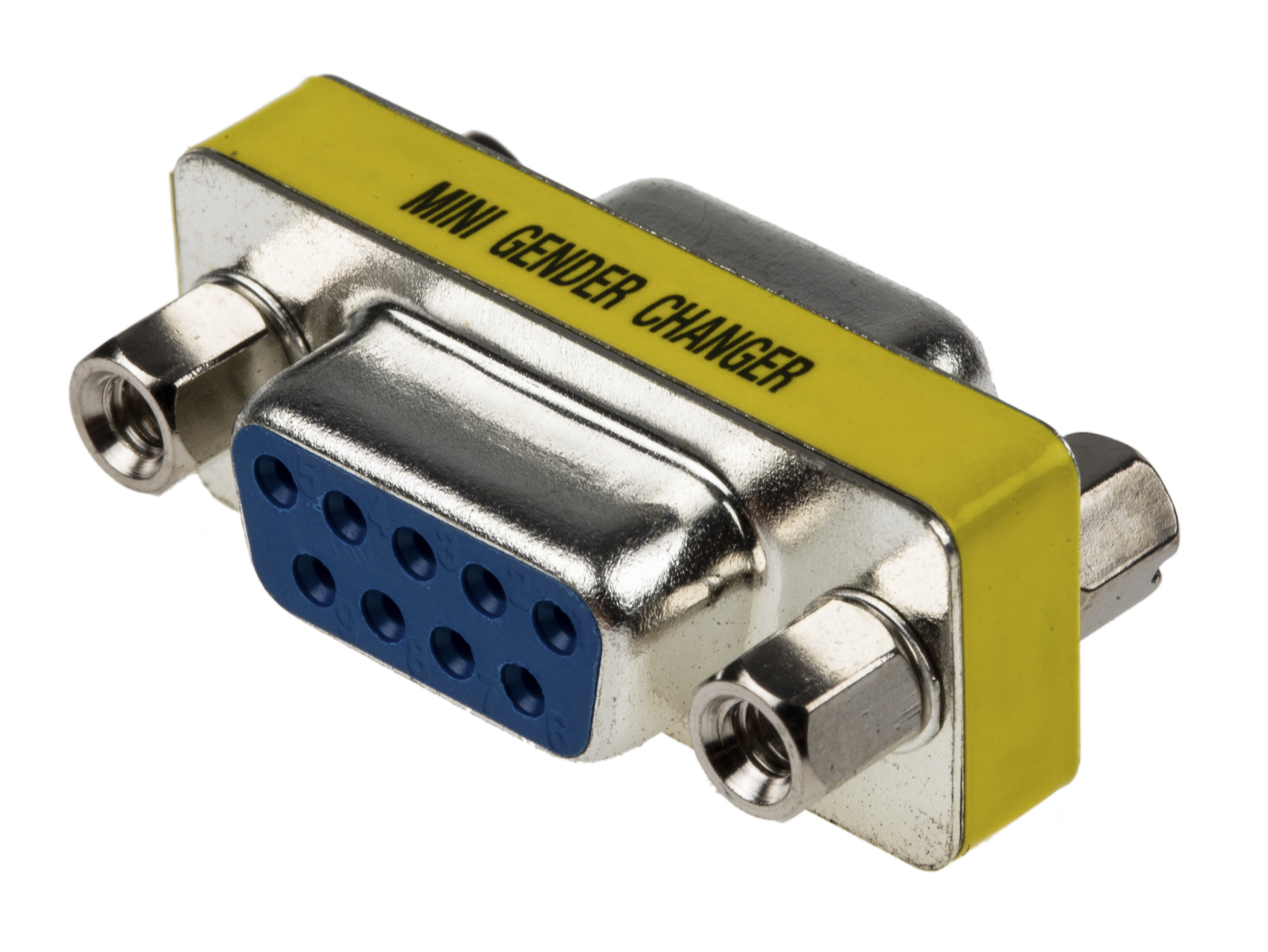 RS PRO D-Sub Adapter 9-Way D-Sub to Female Female 9-Way D-Sub Female Female